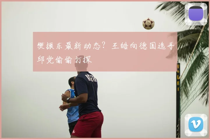 樊振东最新动态?王皓向德国选手邱党偷偷打探